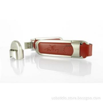 outback style leather usb flash drive